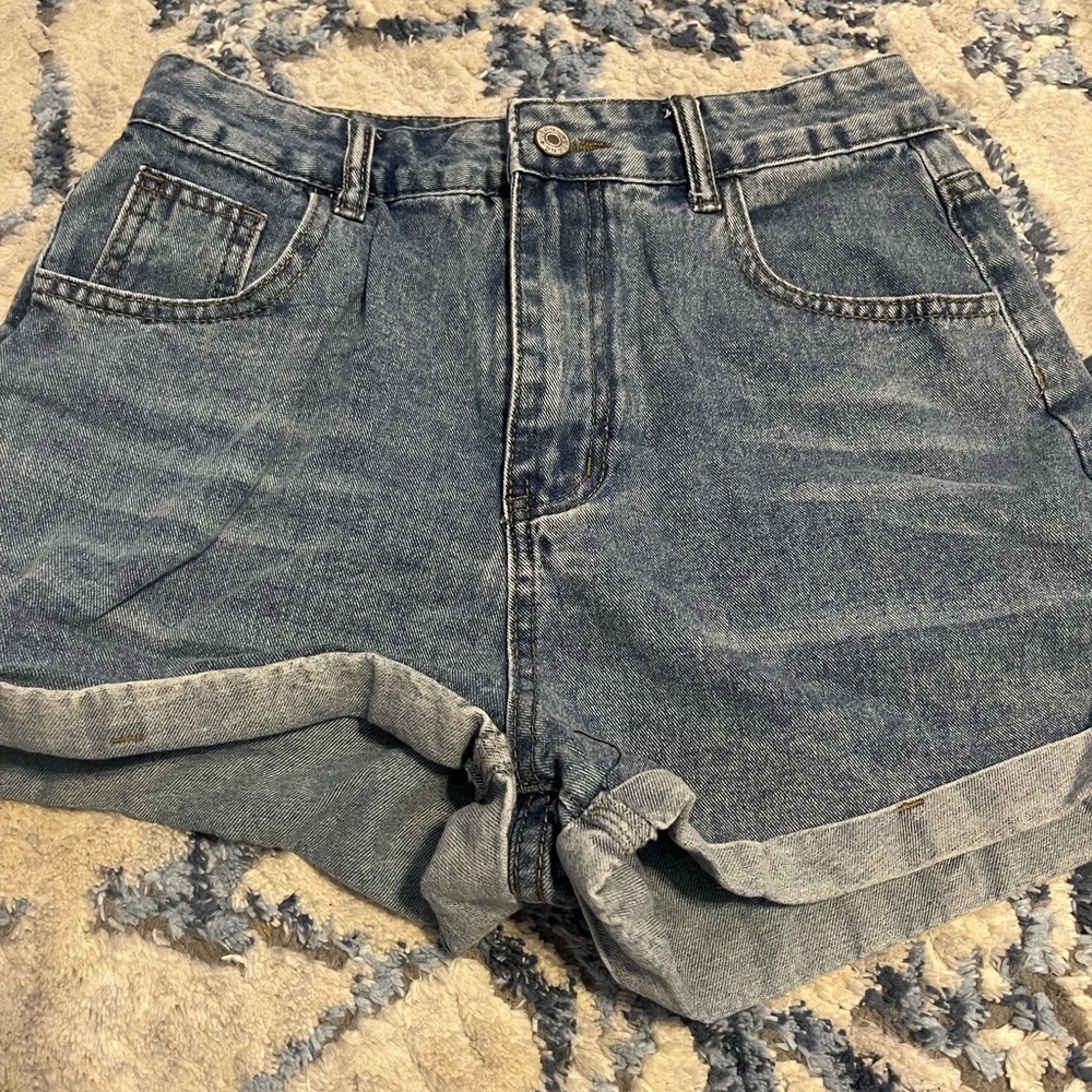 SHEIN Blue Jean Shorts for Women